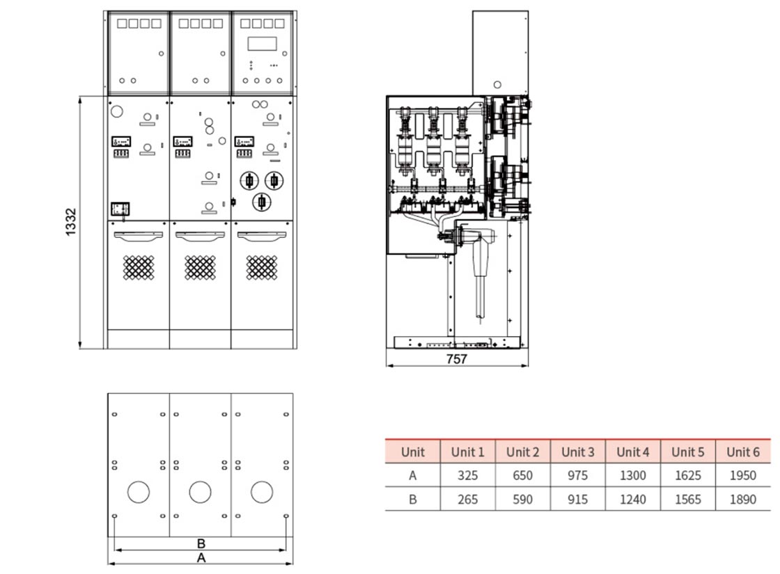 12kV SF6 Gas Insulated Switchgear